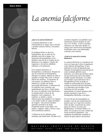 La anemia falciforme - National Heart, Lung, and Blood Institute ...