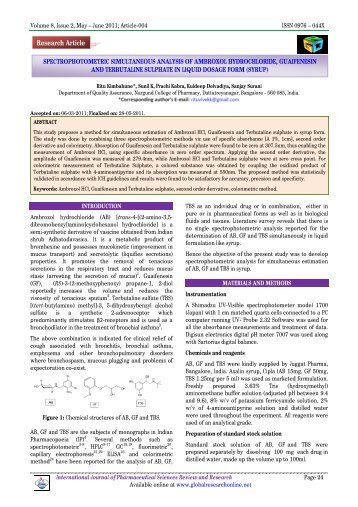 Research Article - International Journal of Pharmaceutical Sciences ...