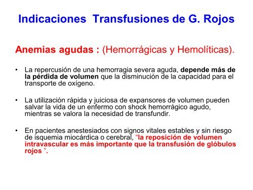 Terapia Transfusional