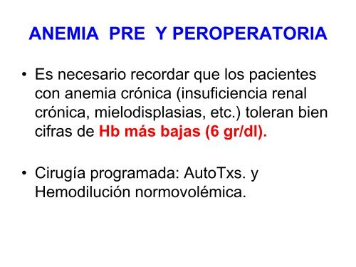 Terapia Transfusional