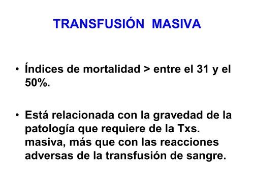 Terapia Transfusional