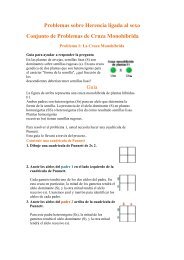 Problemas sobre Herencia ligada al sexo Conjunto de Problemas ...