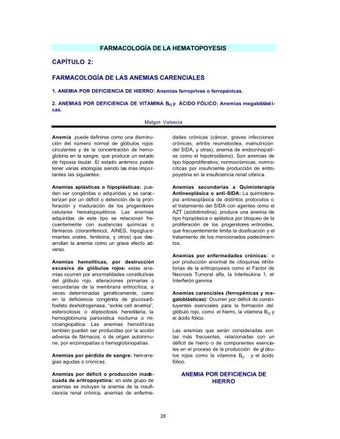 Acido folico sintomas anemia