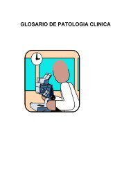 GLOSARIO PATOLOGIA CLINICA