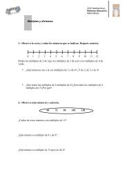 1.- Observa la recta y rodea los números que se indican. Después ...