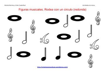 Figuras musicales; Rodea con un circulo (redonda) - Orientacion ...