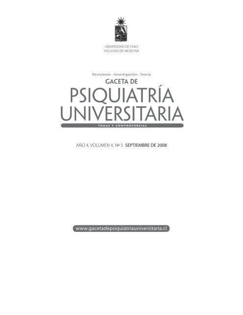 GPU 2008-3.indb - Gaceta de Psiquiatría Universitaria