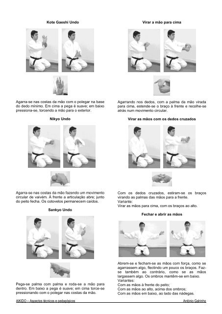 03. Exercícios para os membros superiores - António Galrinho