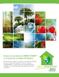 Tríptico Amway Home