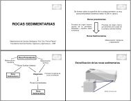 ROCAS SEDIMENTARIAS - Facultad de Ciencias Exactas ...