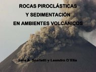 rocas piroclásticas y sedimentación en ambientes volcánicos