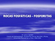 ROCAS FOSFÁTICAS ROCAS FOSFÁTICAS - FOSFORITAS ...