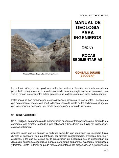 rocas sedimentarias - Galeón