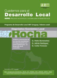 Diagnóstico Económico Local de Rocha - ART