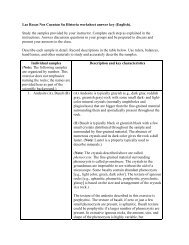 Las Rocas Nos Cuentan Su Historia worksheet answer key (English ...