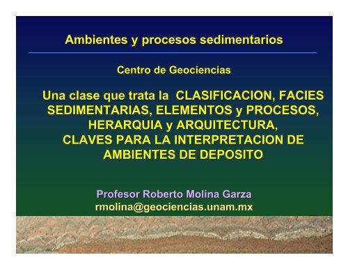 Introducción - Centro de Geociencias ::.. UNAM