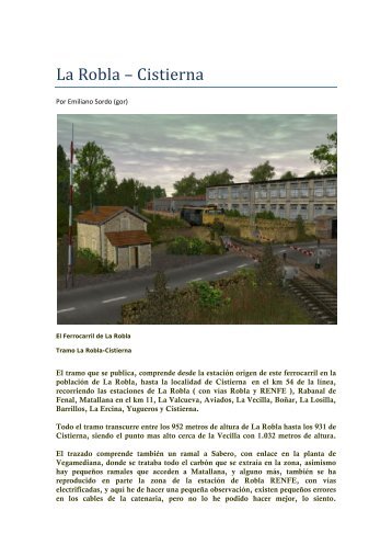 La Robla – Cistierna - Spain Trainz Rutas