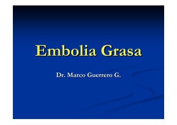 Embolía Grasa