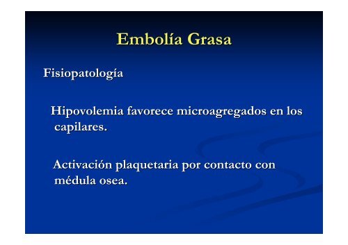 Embolía Grasa