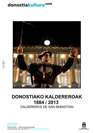 DONOSTIAKO KALDEREROAK 1884 / 2013 - Donostia Kultura