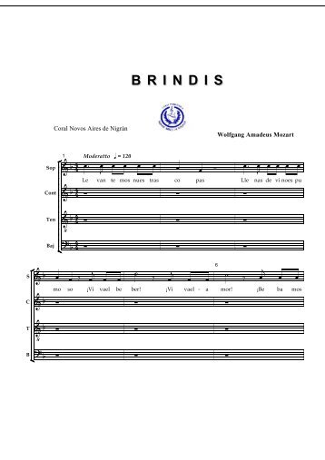 brindis - MIDIS Corales y Partituras / Choral MIDIS and Scores