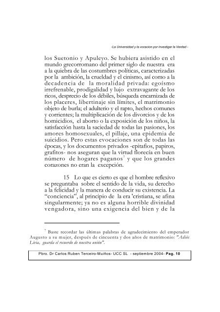 LA UNIVERSIDAD Y LA INVESTIGACIÓN ... - UCCuyo San Luis