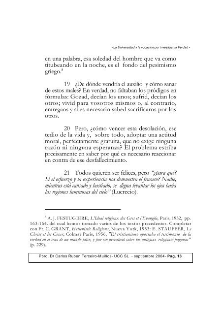 LA UNIVERSIDAD Y LA INVESTIGACIÓN ... - UCCuyo San Luis