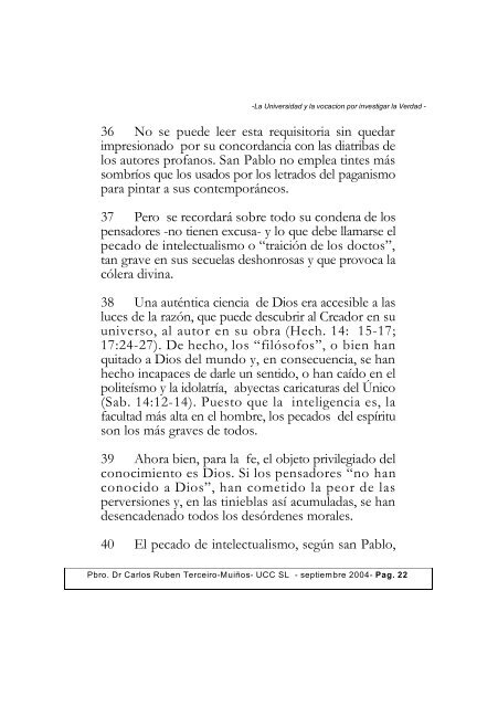 LA UNIVERSIDAD Y LA INVESTIGACIÓN ... - UCCuyo San Luis