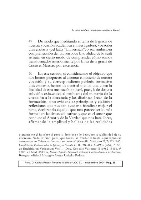 LA UNIVERSIDAD Y LA INVESTIGACIÓN ... - UCCuyo San Luis