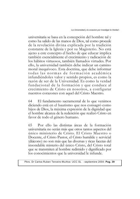 LA UNIVERSIDAD Y LA INVESTIGACIÓN ... - UCCuyo San Luis