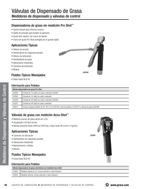 Equipos de Lubricación Guía del Comprador