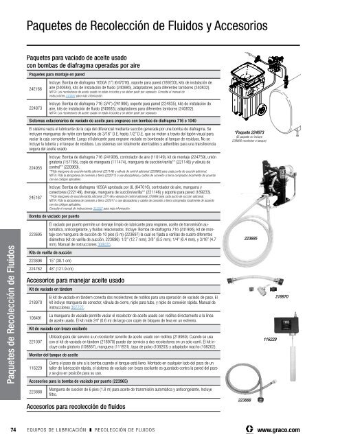 Equipos de Lubricación Guía del Comprador