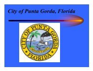 Sewall construction and maintenance - City of Punta Gorda