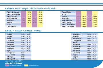 Linea 84 Pietra - Borgio - Verezzi - Gorra - Ca' del Moro ... - TPL Linea
