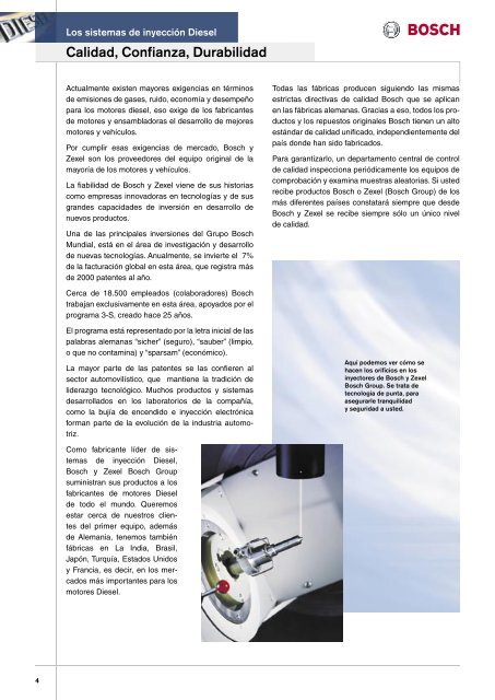 Sistema de Inyección Diesel - Catalogo Bosch