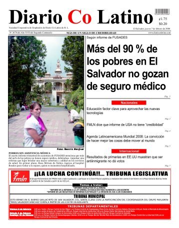 Más del 90 % de los pobres en El Salvador no gozan de seguro ...