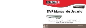 DVR Manual de Usuario - Inicio