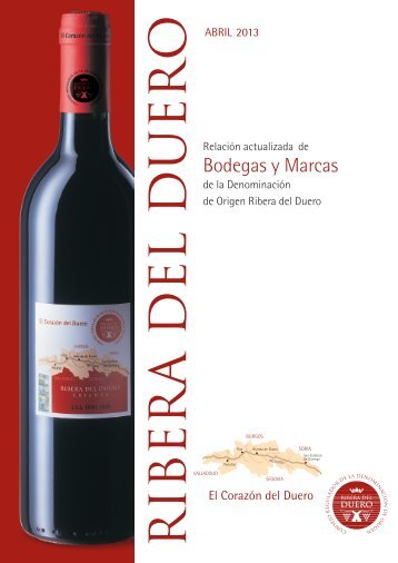 RELACION BODEGAS - MARZO 2013 - Ribera del Duero