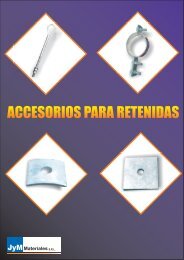 ACCESORIOS PARA RETENIDAS - JyM Materiales srl