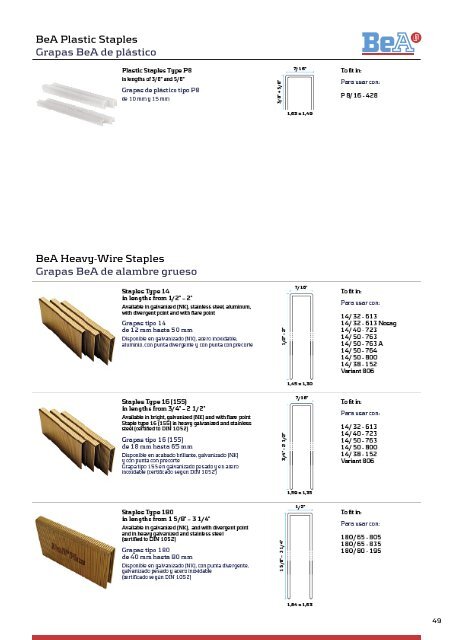 BeA Fasteners USA Inc. Industrial Fastening Systems