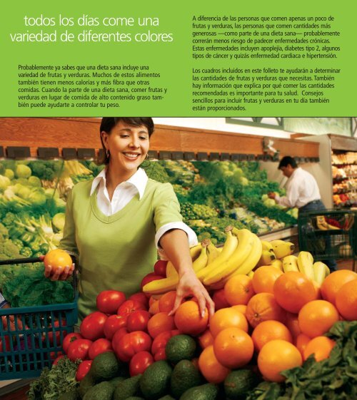 ¿Cuántas frutas y verduras necesitas? - Fruits & Veggies More Matters