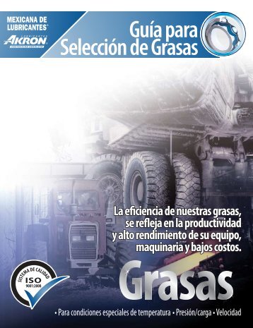 Guía para Selección de Grasas - Akron