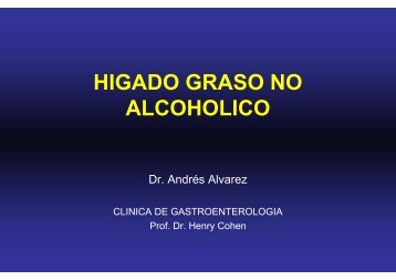 HIGADO GRASO NO ALCOHOLICO