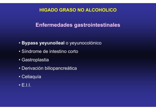 HIGADO GRASO NO ALCOHOLICO