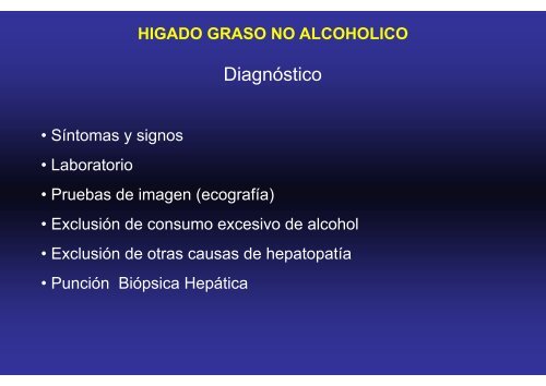 HIGADO GRASO NO ALCOHOLICO