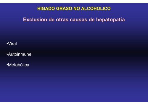 HIGADO GRASO NO ALCOHOLICO