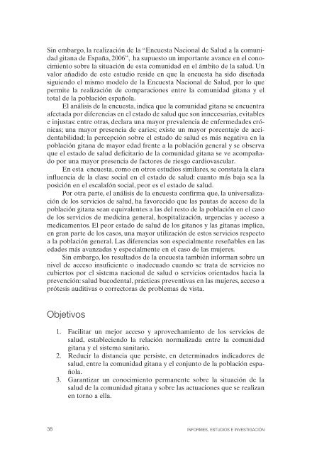 Portada con grapa - Ministerio de Sanidad y Política Social