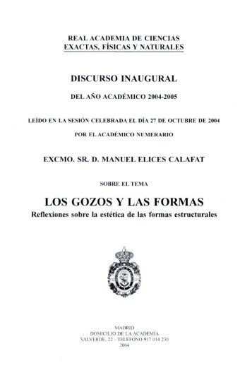 Elices Calafat, M. (2004) "Los gozos y las formas. Reflexiones sobre ...
