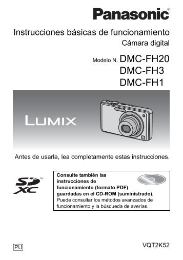 DMC-FH3 DMC-FH1 - Soporte - Panasonic