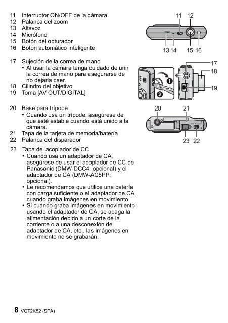 DMC-FH3 DMC-FH1 - Soporte - Panasonic